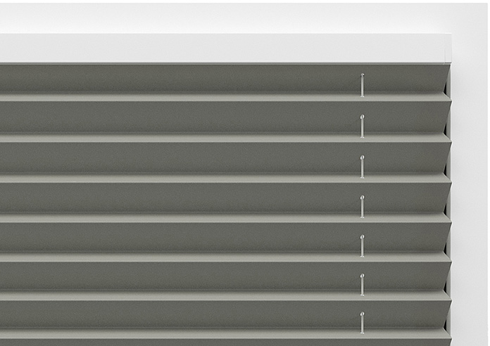 Solaris, Pewter Grey - Stick Fit Pleated Blind - Image 10